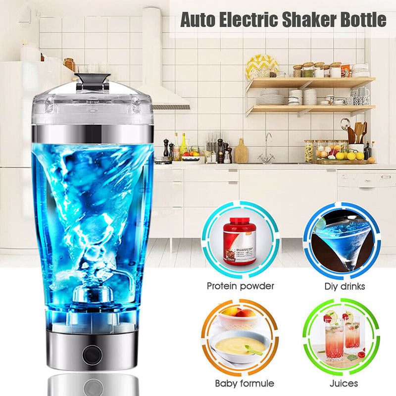 Electric Protein Shake Stirrer USB Shake Bottle Milk Coffee Blender Kettle Sports And Fitness Charging Electric Shaker Cup - 𝓢𝓱𝓸𝓹𝓵𝓮𝓬𝔂