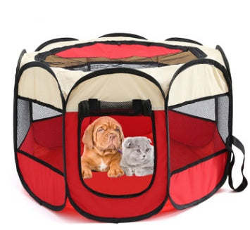 Fast folding octagonal pet fence, 600D Oxford cloth, waterproof and catching cat, dog cage, pet cage - 𝓢𝓱𝓸𝓹𝓵𝓮𝓬𝔂