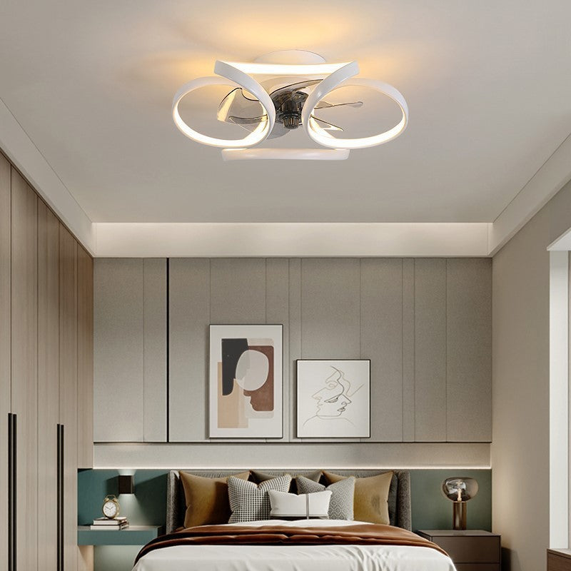 Bedroom Fan Lamp Simple Ceiling Light With Fan - 𝓢𝓱𝓸𝓹𝓵𝓮𝓬𝔂