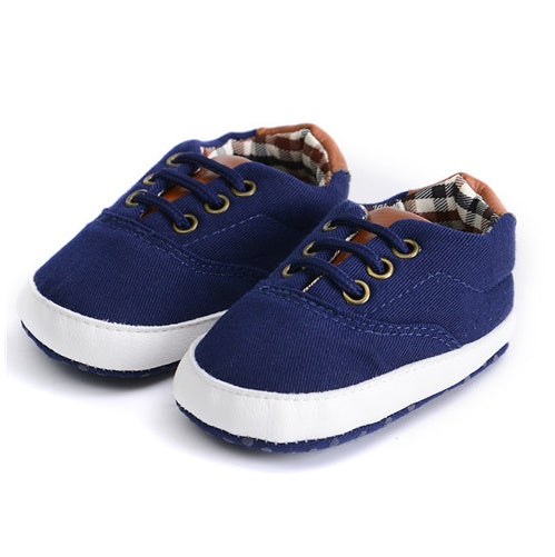 Solid color casual lace soft bottom baby canvas shoes baby shoes toddler shoes - 𝓢𝓱𝓸𝓹𝓵𝓮𝓬𝔂