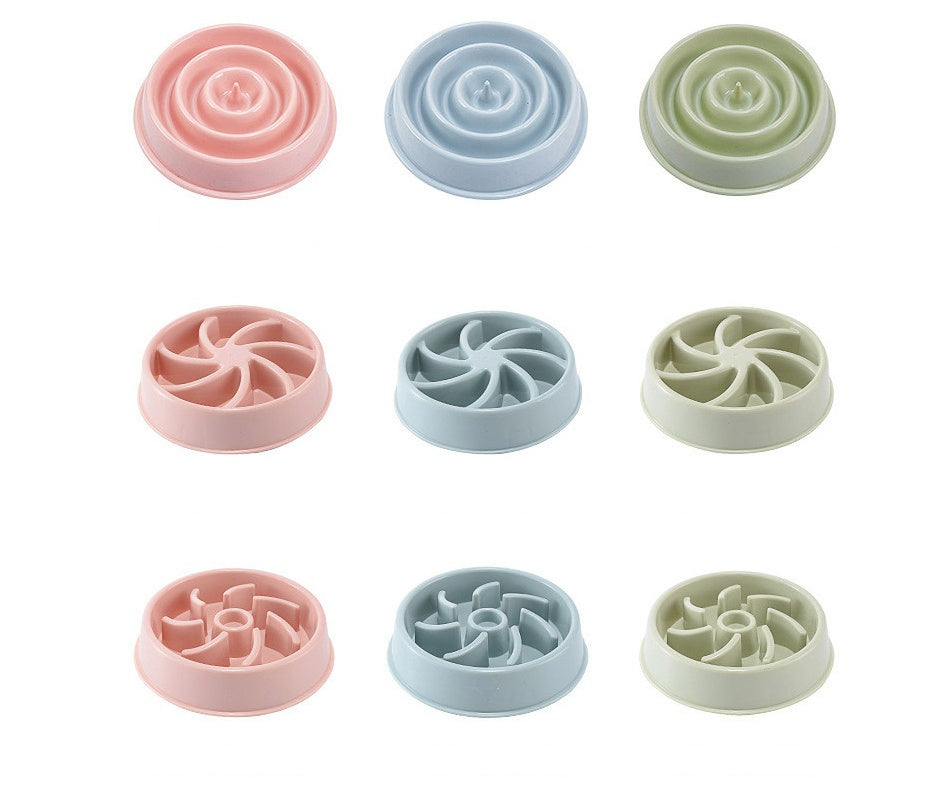 Plastic Pet Dogs And Cats Choke Prevention Slow Food Bowl - 𝓢𝓱𝓸𝓹𝓵𝓮𝓬𝔂