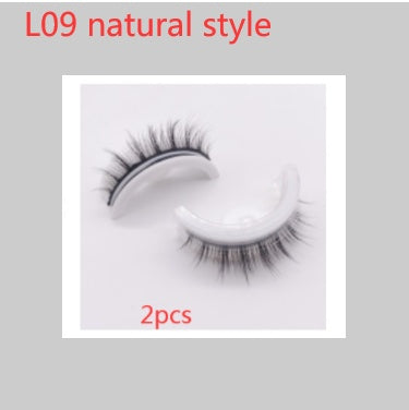 Reusable 3D Mink Lashes Natural False Eyelashes Self Adhesive Fake Glue Free Makeup Eyelash Extension Silk - 𝓢𝓱𝓸𝓹𝓵𝓮𝓬𝔂