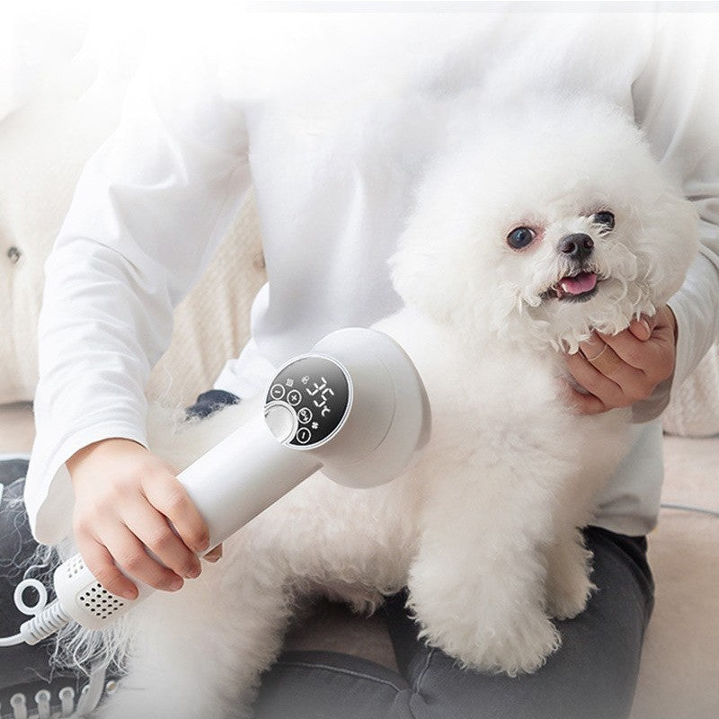 Smart Pet Hair Dryer Dog Golden Retriever Cat Grooming Hairdressing Blow & Comb Silent No Harm Pet Cleaning Supplies Pet Products - 𝓢𝓱𝓸𝓹𝓵𝓮𝓬𝔂