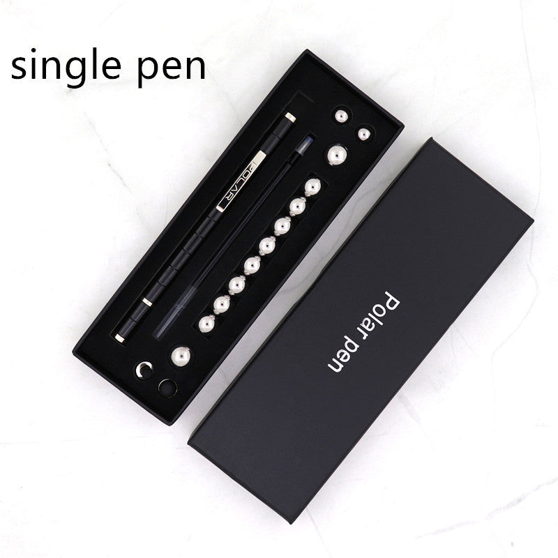 Stress Reducer Relief Toys Gift Box funny black golden kits Fidget magnetic polar pen with stylus ball pen - 𝓢𝓱𝓸𝓹𝓵𝓮𝓬𝔂