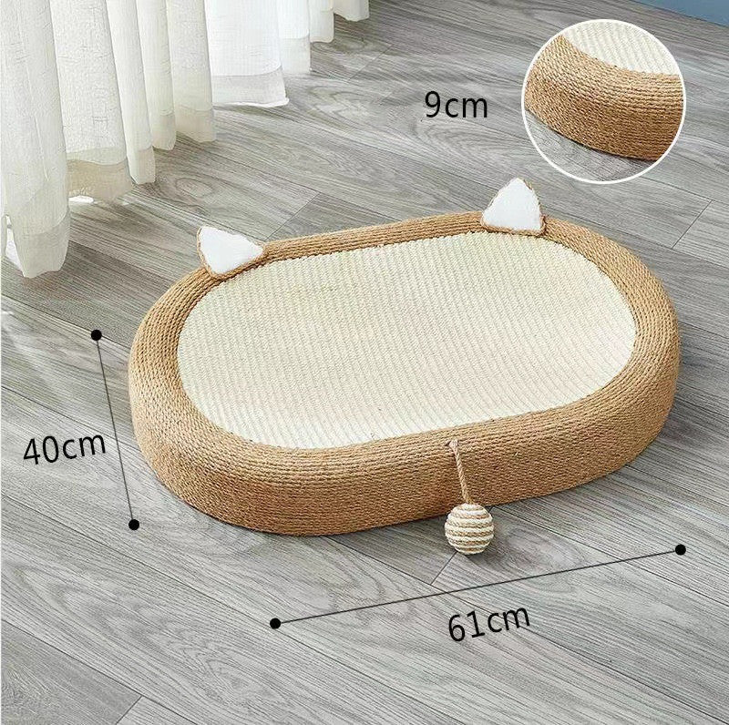 Cat Scratch Board Nest Handmade Oversized Sisal Thickened - 𝓢𝓱𝓸𝓹𝓵𝓮𝓬𝔂