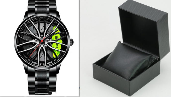 Automatic Movement Watch Waterproof Wheel Style Non-mechanical Watch - 𝓢𝓱𝓸𝓹𝓵𝓮𝓬𝔂