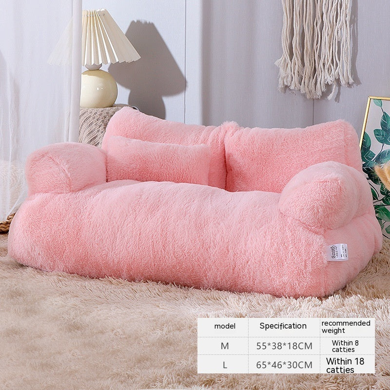 Luxury Cat Bed Sofa Winter Warm Cat Nest Pet Bed For Small Medium Dogs Cats Comfortable Plush Puppy Bed Pet Supplies - 𝓢𝓱𝓸𝓹𝓵𝓮𝓬𝔂