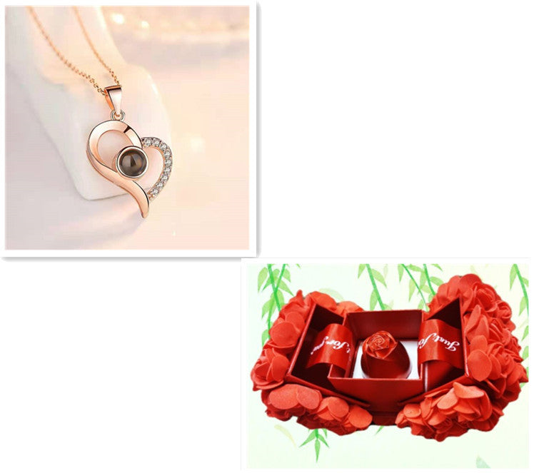 Hot Valentine's Day Gifts Metal Rose Jewelry Gift Box Necklace For Wedding Girlfriend Necklace Gifts - 𝓢𝓱𝓸𝓹𝓵𝓮𝓬𝔂