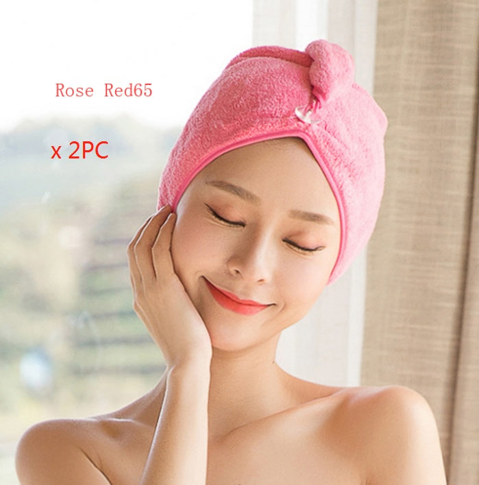 Women's Hair Dryer Cap, Absorbent Dry Hair Towel - 𝓢𝓱𝓸𝓹𝓵𝓮𝓬𝔂