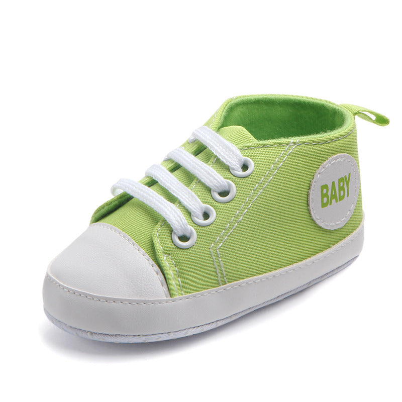 Canvas Classic Sports Sneakers Baby Boys Girls First Walkers Shoes Infant Toddler Soft Sole Anti-slip Baby Shoes - 𝓢𝓱𝓸𝓹𝓵𝓮𝓬𝔂