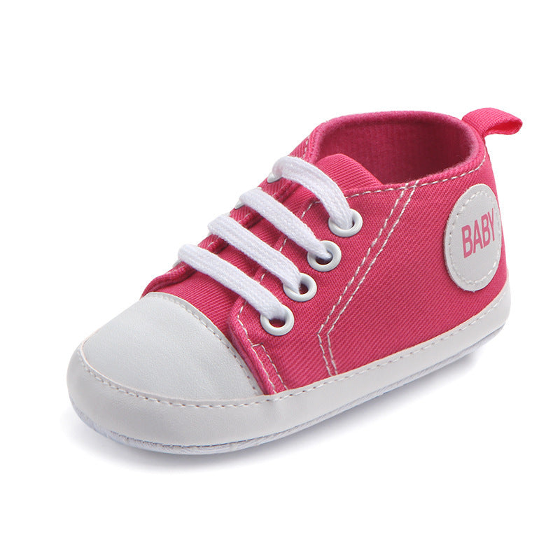 Canvas Classic Sports Sneakers Baby Boys Girls First Walkers Shoes Infant Toddler Soft Sole Anti-slip Baby Shoes - 𝓢𝓱𝓸𝓹𝓵𝓮𝓬𝔂