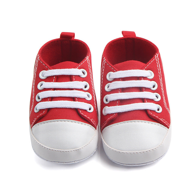 Canvas Classic Sports Sneakers Baby Boys Girls First Walkers Shoes Infant Toddler Soft Sole Anti-slip Baby Shoes - 𝓢𝓱𝓸𝓹𝓵𝓮𝓬𝔂