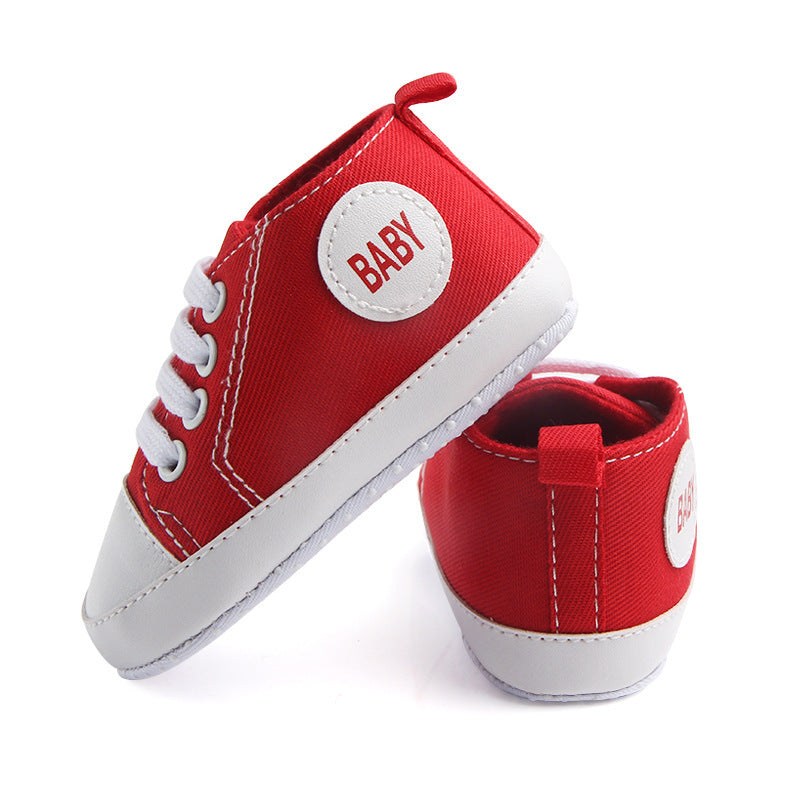 Canvas Classic Sports Sneakers Baby Boys Girls First Walkers Shoes Infant Toddler Soft Sole Anti-slip Baby Shoes - 𝓢𝓱𝓸𝓹𝓵𝓮𝓬𝔂