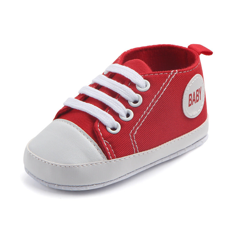 Canvas Classic Sports Sneakers Baby Boys Girls First Walkers Shoes Infant Toddler Soft Sole Anti-slip Baby Shoes - 𝓢𝓱𝓸𝓹𝓵𝓮𝓬𝔂