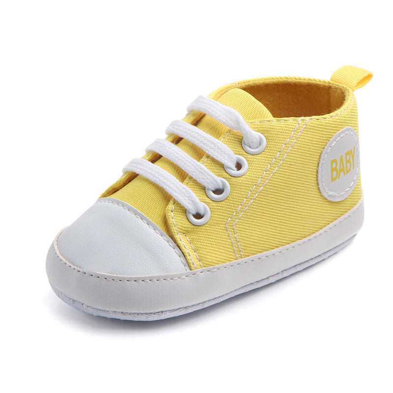 Canvas Classic Sports Sneakers Baby Boys Girls First Walkers Shoes Infant Toddler Soft Sole Anti-slip Baby Shoes - 𝓢𝓱𝓸𝓹𝓵𝓮𝓬𝔂