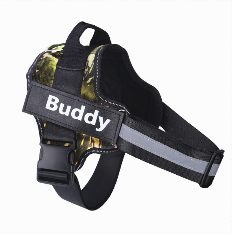 Personalized Dog Harness NO PULL Reflective Breathable Adjustable Pet Harness Vest For Small Large Dog Custom Patch Pet Supplies - 𝓢𝓱𝓸𝓹𝓵𝓮𝓬𝔂