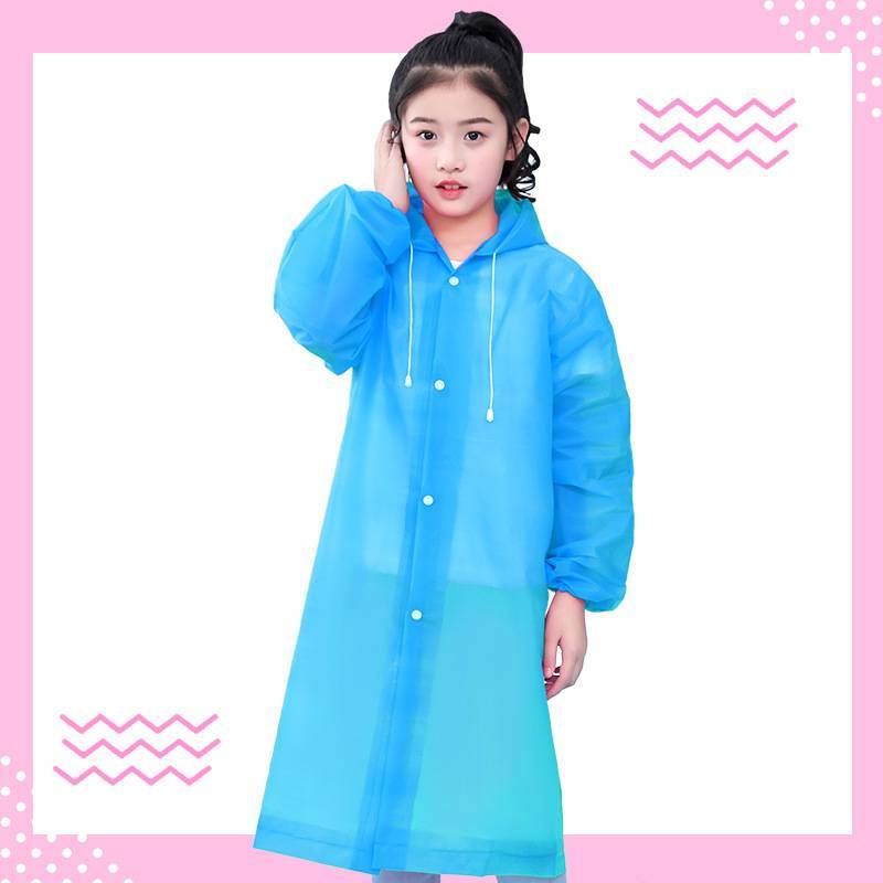 Transparent, portable and backpackable girl's poncho - 𝓢𝓱𝓸𝓹𝓵𝓮𝓬𝔂