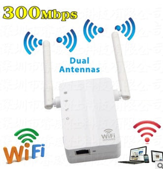 Manufacturers direct 300M WIFI signal amplifier, wireless router repeater small steamed bread Repeater - 𝓢𝓱𝓸𝓹𝓵𝓮𝓬𝔂