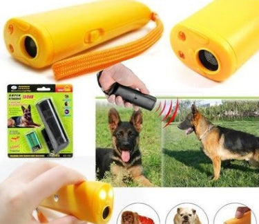 3-in-1 Anti Barking Dog Training Device Ultrasonic Dog Training Repeller  LED Flashlight - 𝓢𝓱𝓸𝓹𝓵𝓮𝓬𝔂