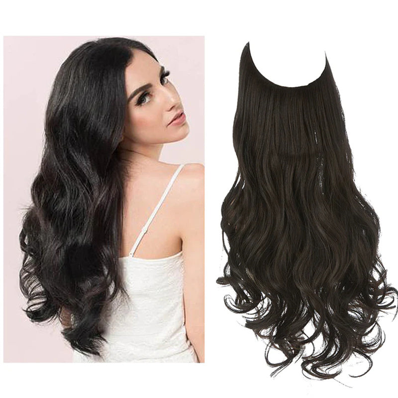 Wig Female Extension Chemical Fiber Long Curly Hair Matte High-temperature Fiber Fishing Thread Wig Set - 𝓢𝓱𝓸𝓹𝓵𝓮𝓬𝔂