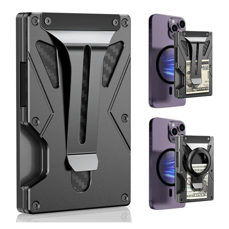 Tracker RFID Anti-theft Swiping Metal Wallet - 𝓢𝓱𝓸𝓹𝓵𝓮𝓬𝔂