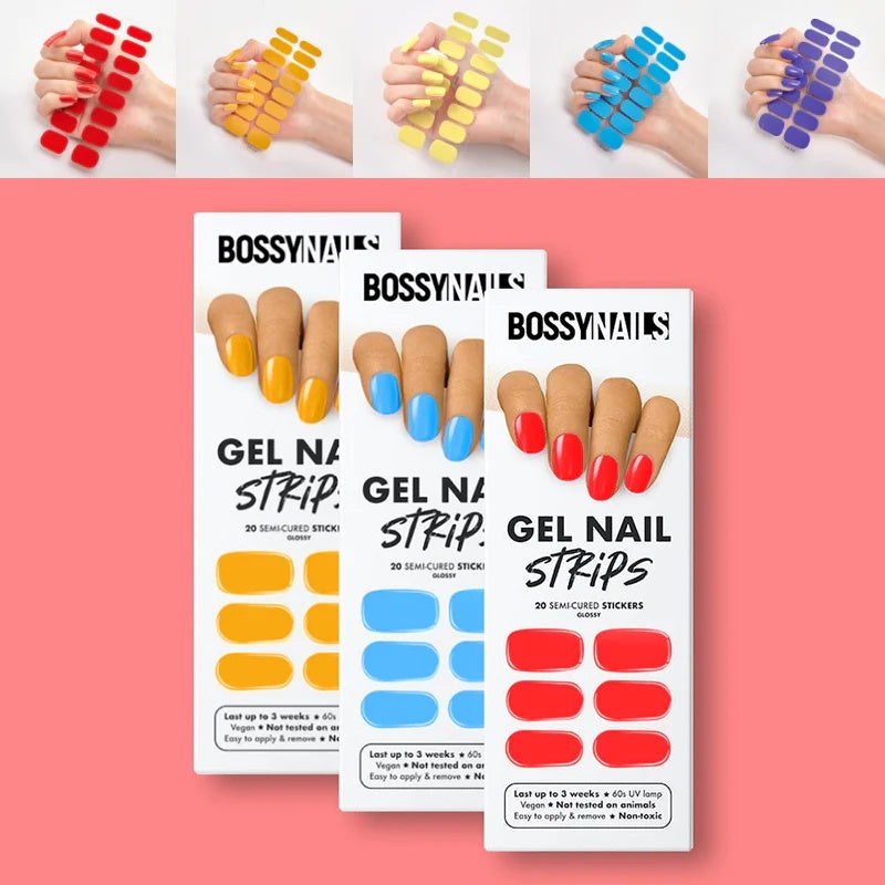 Nail Sticker Letter Color Nail Art Sticker Full Sticker - 𝓢𝓱𝓸𝓹𝓵𝓮𝓬𝔂