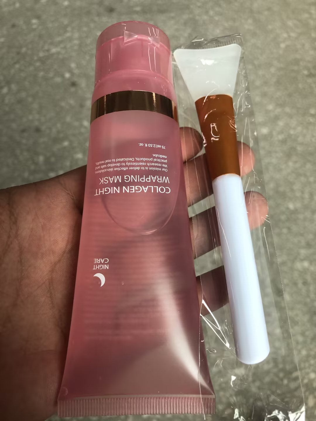 Face Night Mask Collagen Wrapping Mask Natural Ingredients Firming Elasticity & Hydration Anti-wrinkle For Skin Care - 𝓢𝓱𝓸𝓹𝓵𝓮𝓬𝔂