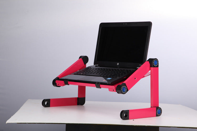 Laptop Table Stand With Adjustable Folding Ergonomic Design Stand Notebook Desk For Ultrabook Netbook Or Tablet With Mouse Pad - 𝓢𝓱𝓸𝓹𝓵𝓮𝓬𝔂