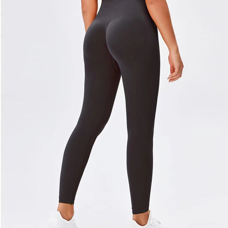 Seamless Leggings Yoga Pants Tummy Control Workout Running Yoga Leggings For Women - 𝓢𝓱𝓸𝓹𝓵𝓮𝓬𝔂