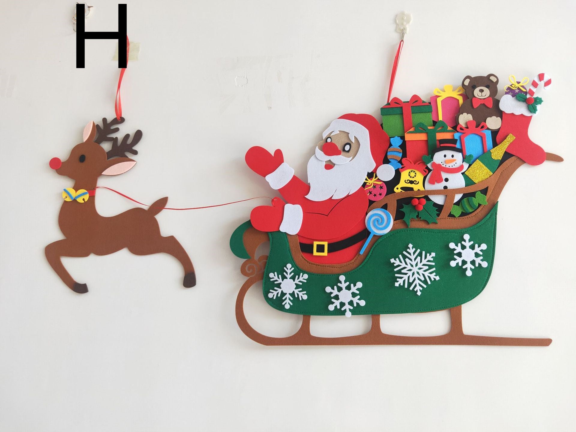 DIY Felt Christmas Tree With Three-dimensional Christmas Tree - 𝓢𝓱𝓸𝓹𝓵𝓮𝓬𝔂