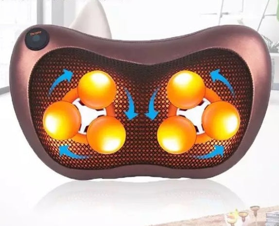 Neck Massager Home Car Neck Cervical Massage Electric Multifunctional Massage Pillow Waist Back Relaxation Device - 𝓢𝓱𝓸𝓹𝓵𝓮𝓬𝔂