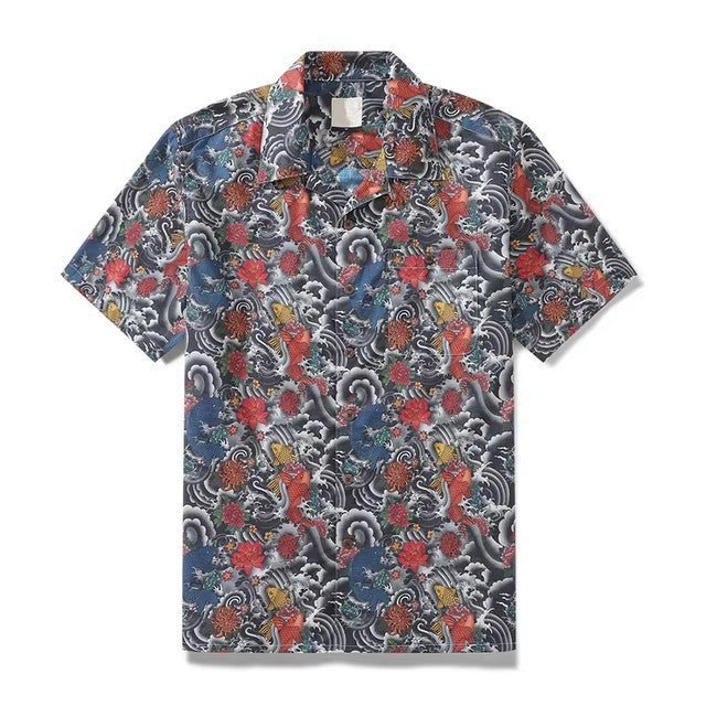 New Men's Shirt Hawaiian Tropical Style Animal Alohacamisha Style Street Digital Printing - 𝓢𝓱𝓸𝓹𝓵𝓮𝓬𝔂