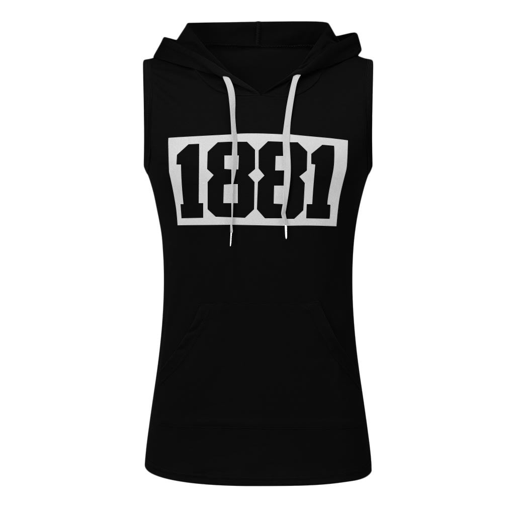 Men's Sleeveless Vest Letter Printed Hoodie Sports Tops - 𝓢𝓱𝓸𝓹𝓵𝓮𝓬𝔂