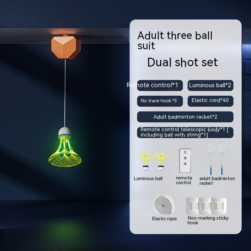 Badminton Racket Single Trainer Automatic Rebound Swing