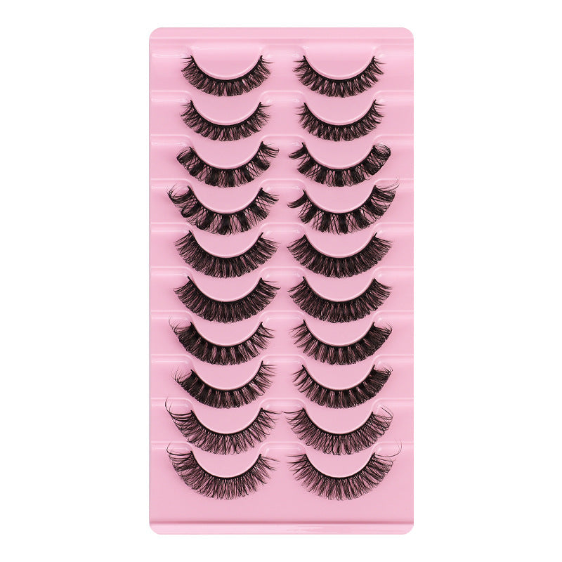 False Eyelashes, DD Curve, Thick, Eyelash, Ten Pairs - 𝓢𝓱𝓸𝓹𝓵𝓮𝓬𝔂