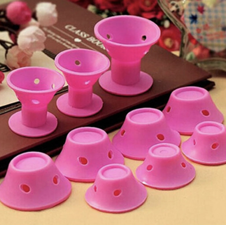 Soft Rubber Magic Hair Care Rollers Silicone Hair Curlers No Heat Hair Styling Tool - 𝓢𝓱𝓸𝓹𝓵𝓮𝓬𝔂