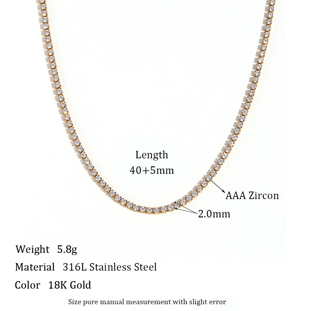 Stainless Steel Fashion Simple Bracelet Necklace Ornament - 𝓢𝓱𝓸𝓹𝓵𝓮𝓬𝔂