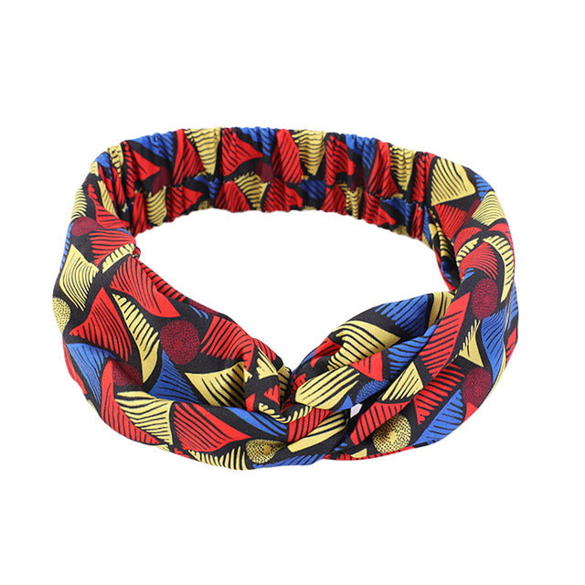 African Pattern Print Headband For Women Twist Style - 𝓢𝓱𝓸𝓹𝓵𝓮𝓬𝔂