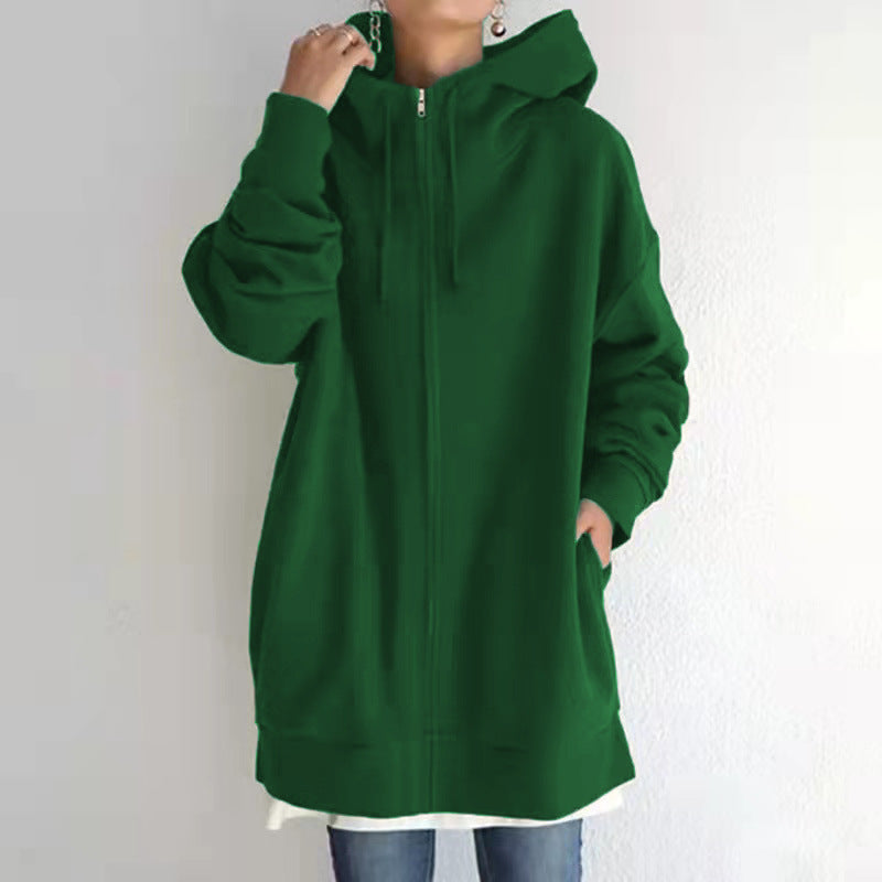 Women's Fuzzy Hoodies Long Sport Pullover Hoodie Full-Zip Hoodie Sweatshirt - 𝓢𝓱𝓸𝓹𝓵𝓮𝓬𝔂