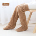 Over Knee High Fuzzy Long Socks Winter Warm Cold Leg Knee Joint Cold-proof Stockings Home Floor Sleeping Socks - 𝓢𝓱𝓸𝓹𝓵𝓮𝓬𝔂