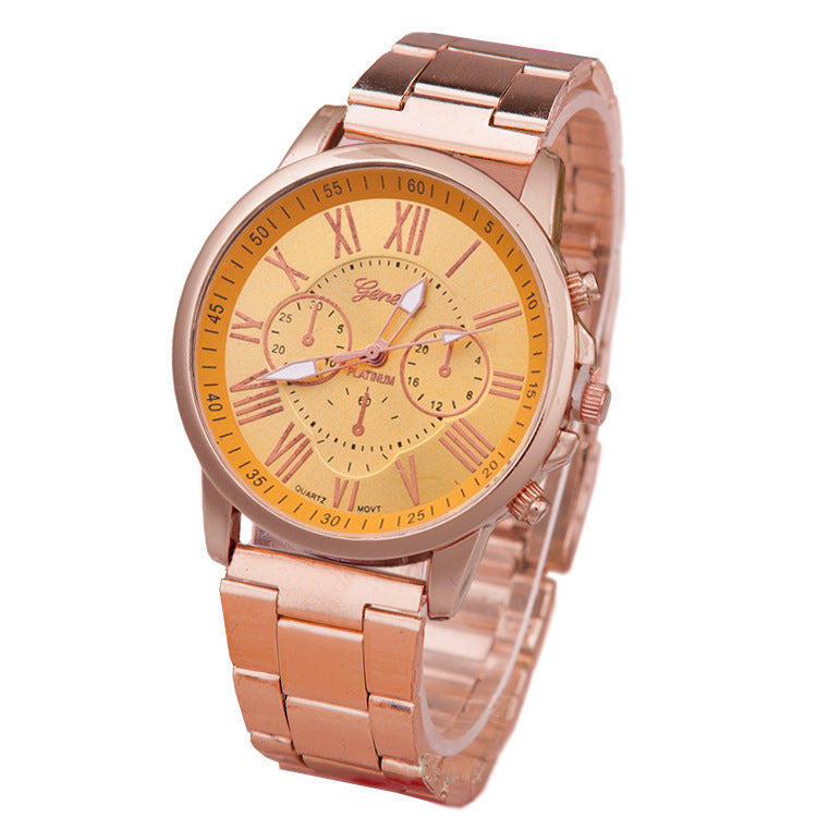Women's Leisure Alloy Steel Belt Quartz Watch - 𝓢𝓱𝓸𝓹𝓵𝓮𝓬𝔂