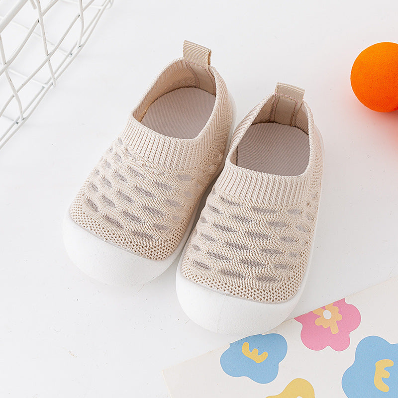 Baby Toddler Shoes Soft Sole Fly Knit Mesh Surface Breathable - 𝓢𝓱𝓸𝓹𝓵𝓮𝓬𝔂