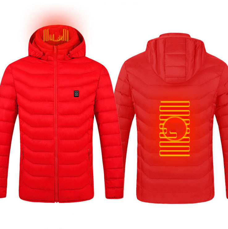 New Heated Jacket Coat USB Electric Jacket Cotton Heater Thermal Clothing Heating Vest - 𝓢𝓱𝓸𝓹𝓵𝓮𝓬𝔂