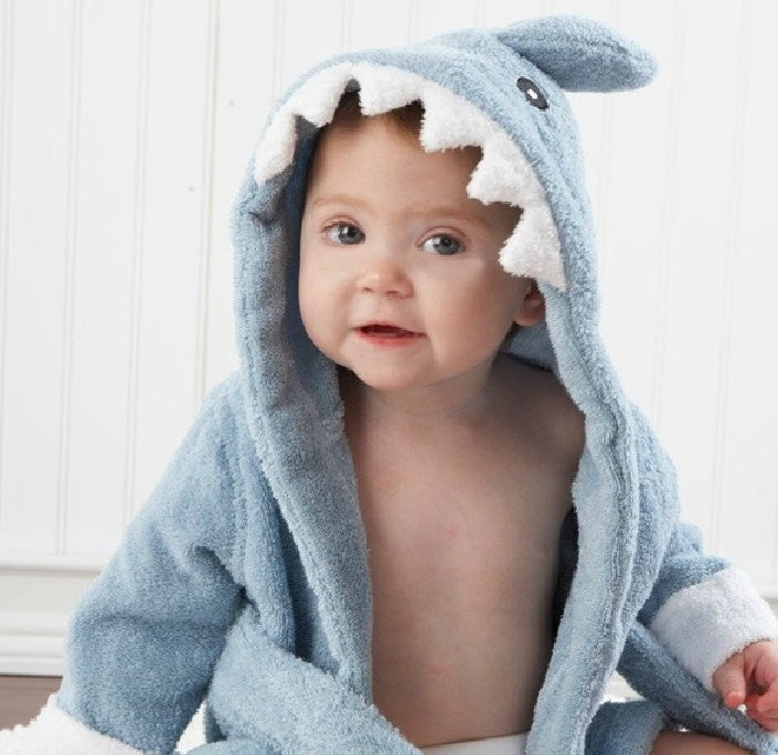 Cartoon Cute Animal Modeling Baby Bath Towels Baby Bathrobes Cotton Children's Bathrobes Baby Hooded - 𝓢𝓱𝓸𝓹𝓵𝓮𝓬𝔂