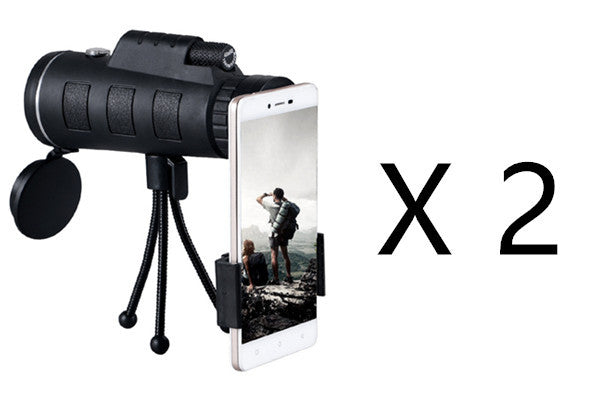 Compatible with Apple, Monocular Telescope Zoom Scope with Compass Phone Clip Tripod - 𝓢𝓱𝓸𝓹𝓵𝓮𝓬𝔂