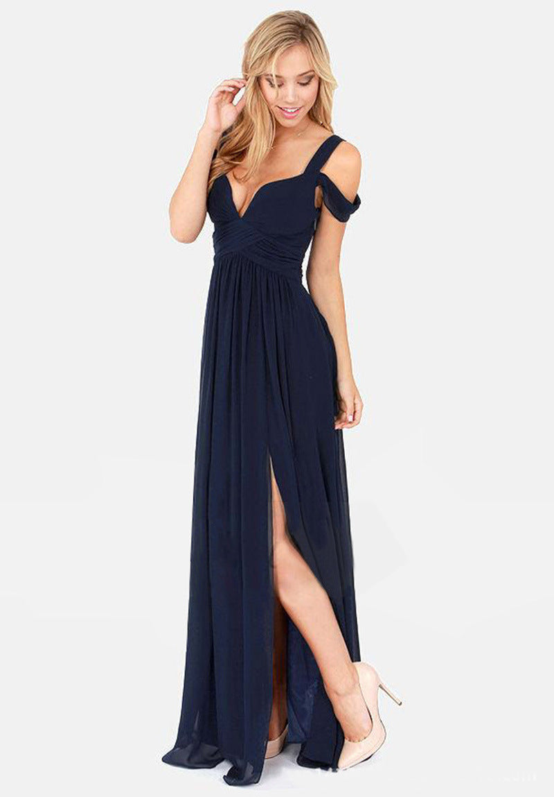 Long Floor Length Elegant Greek Style Pleated Dress - 𝓢𝓱𝓸𝓹𝓵𝓮𝓬𝔂