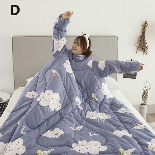 Winter Lazy Quilt with Sleeves - 𝓢𝓱𝓸𝓹𝓵𝓮𝓬𝔂