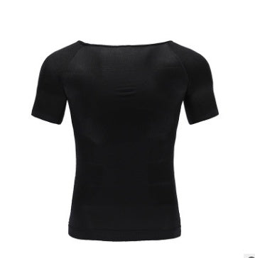 Male Chest Compression T-shirt Fitness Hero Belly Buster Slimming - 𝓢𝓱𝓸𝓹𝓵𝓮𝓬𝔂