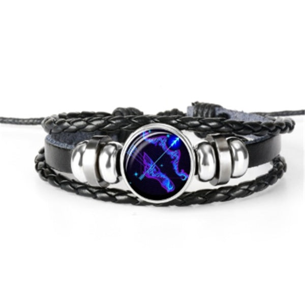 Zodiac Constellation Bracelet Braided Design Bracelet For Men Women Kids - 𝓢𝓱𝓸𝓹𝓵𝓮𝓬𝔂