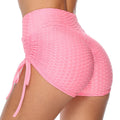 Drawstring Shorts Textured Butt Lift Gym Workout Slim Jogging Fitness Yoga Leggings Shorts - 𝓢𝓱𝓸𝓹𝓵𝓮𝓬𝔂